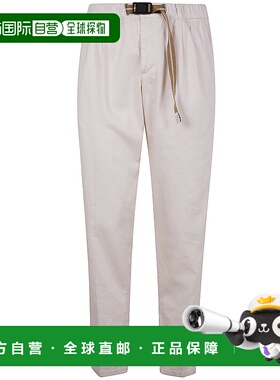 White Sand 男士休闲裤 SS2025  25SU1218004白色直筒裤
