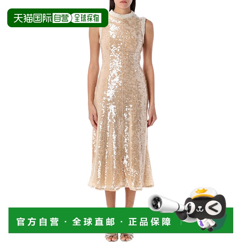 1h可退 SELF-PORTRAIT 女士连衣裙 RS25114MBGBEIGE SS2025