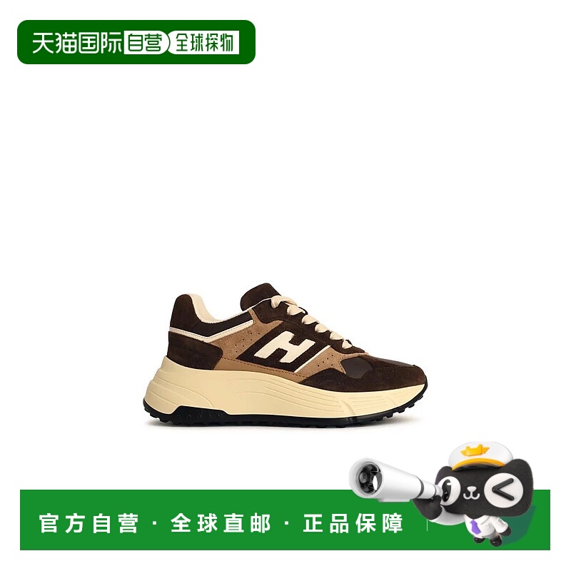 1h可退 HOGAN 女士运动鞋 HXW6690FK70UI10MAR AW2025 棕色