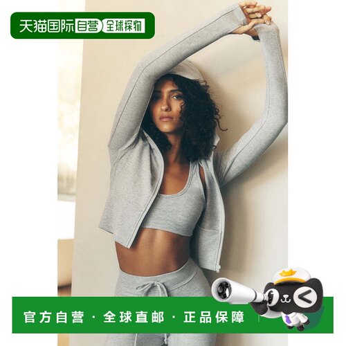 Sway Full Zip Hoodie - Athletic Heather Grey摆动全拉链连帽衫