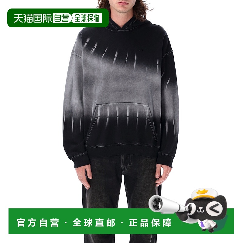 1h可退 DIESEL 男士针织毛衣 A161230SLBP9XXA SS2025 黑色 长袖