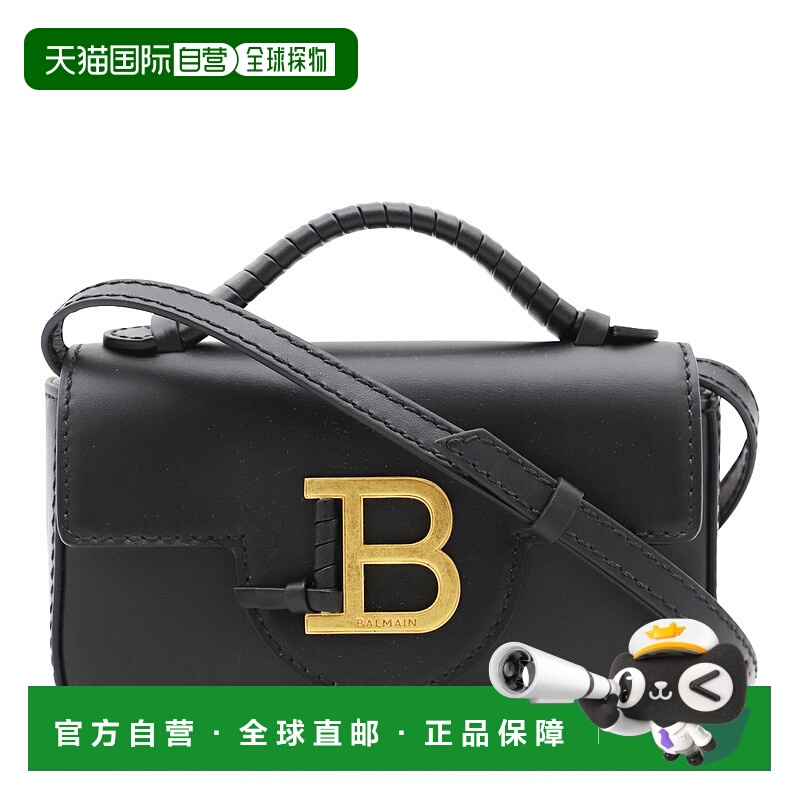 1h可退 BALMAIN 女士斜挎包 CN1DG811LAVE0PA CO 黑色