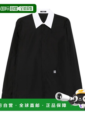 BALMAIN 男士外套 FH1HS462CE48EAB AW2025 黑色 长袖衬衫