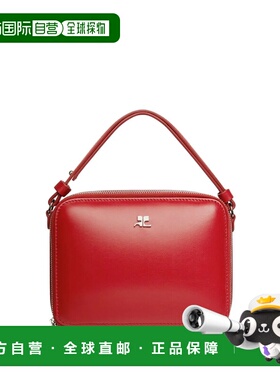COURREGES 女士单肩包 424GSA146CR00654015RUBY AW2024