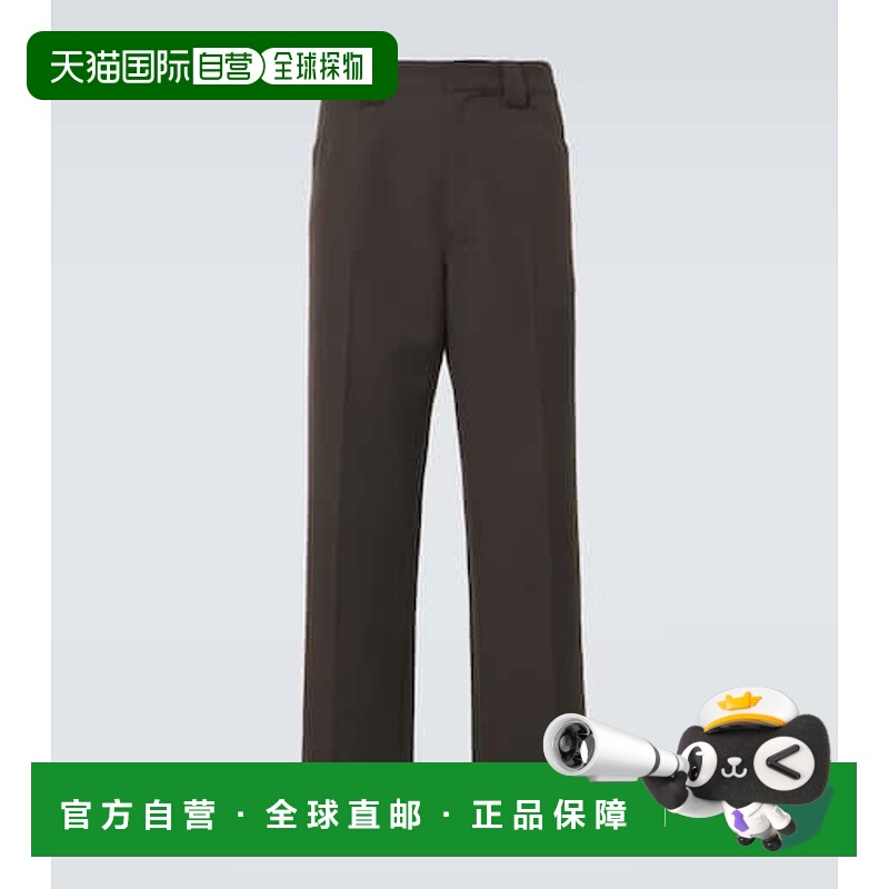1h可退 潮奢 Lemaire 男士 华达呢直筒长裤 brown棕色 舒适时尚