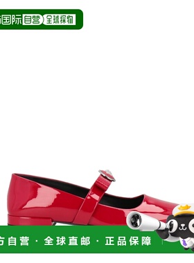 潮奢 versace 范思哲 女士 芭蕾舞鞋 red红色 舒适时尚单鞋