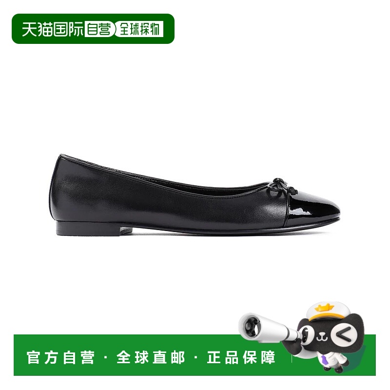 1h可退 TORY BURCH 女士芭蕾乐福鞋 154511 SS2024 黑色 Tory Bur