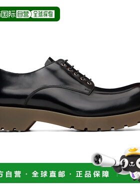 1h可退 潮奢 Jil Sander 吉尔 桑达 男士 黑色系带德比鞋 J32WQ00