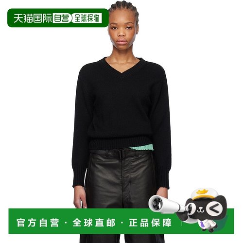 1h可退 潮奢 Maryam Nassir Zadeh 女士 黑色 Annora 毛衣 FW24K0