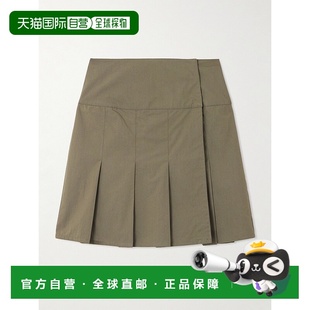 1h可退 潮奢 Our Legacy 女士 Girdle 褶裥棉混纺迷你裹裙 W4254G