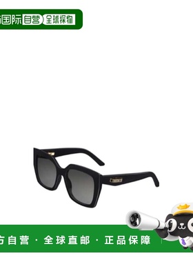 DIOR 女士太阳镜 CDIRS5IXR10A1 AW2025 黑色 方框太阳镜迪奥