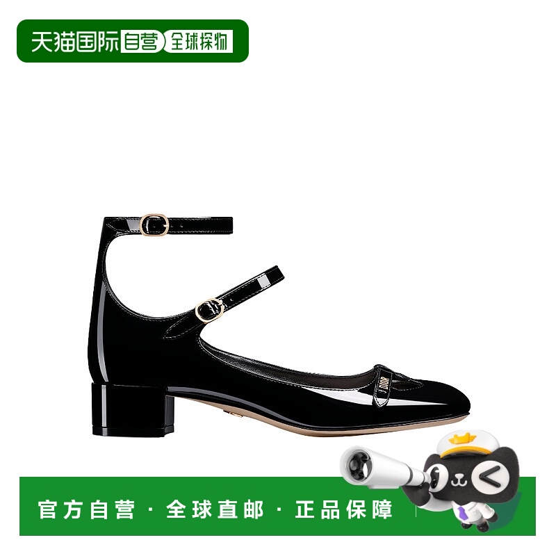 1h可退 DIOR 女士高跟鞋 KCB805VNIS900 AW2023 黑色 Aime Dior高