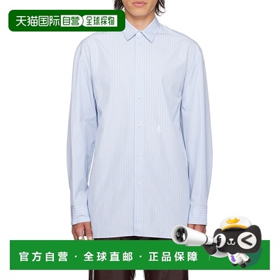 1h可退 JIL SANDER 男士衬衫 J24DL0105J45177491 CO 蓝色