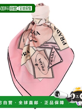 PRADA 女士围巾 1FF0012DGYF0DLD CO 粉红色 Silk scarf