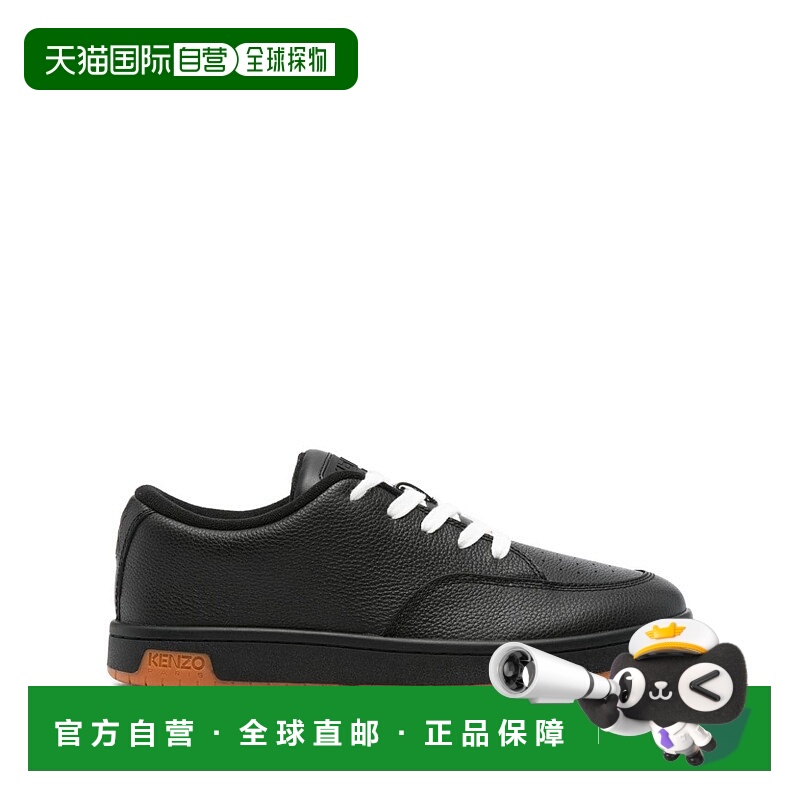 1h可退 KENZO 男士运动鞋 FD65SN061L5399 AW2025 黑色 Leather s