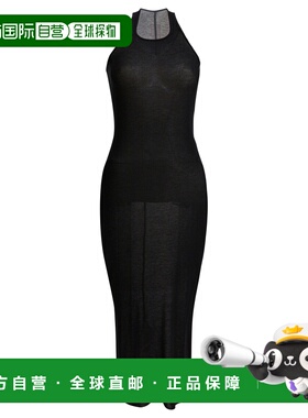 潮奢 rick owens 瑞克 欧文斯 女士 罗纹背心连衣裙 RP01F6549RC