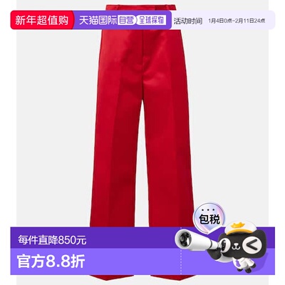 1h可退 潮奢 The Frankie Shop 女士 Brickell 缎面阔腿裤