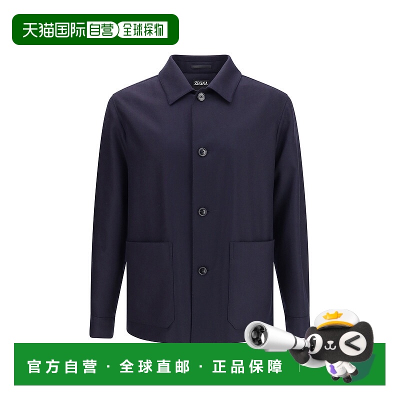 1h可退 潮奢 zegna 杰尼亚 男士 Alpe Chore 羊毛夹克 231C00A21D