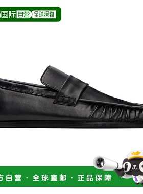 1h可退 潮奢 Jil Sander 吉尔 桑达 女士 黑色方头乐福鞋 J16WR00