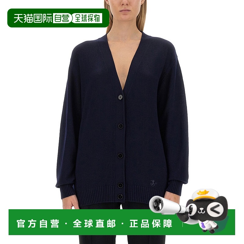 1h可退 JIL SANDER 女士针织毛衣 J40GP0049 CO 蓝色