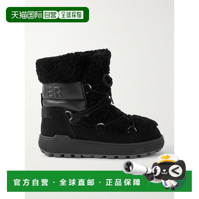 1h可退 潮奢 bogner 博格纳 女士 Chamonix 毛羊皮织纹皮革绒面革