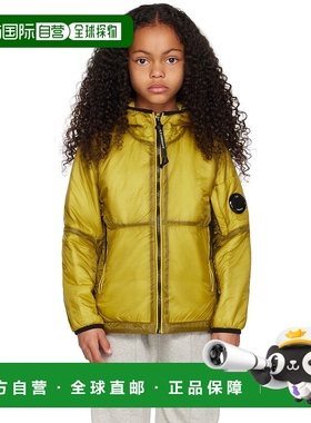 1h可退 潮奢 C.P. Company 女童 黄色 U16 Outline 儿童夹克童装