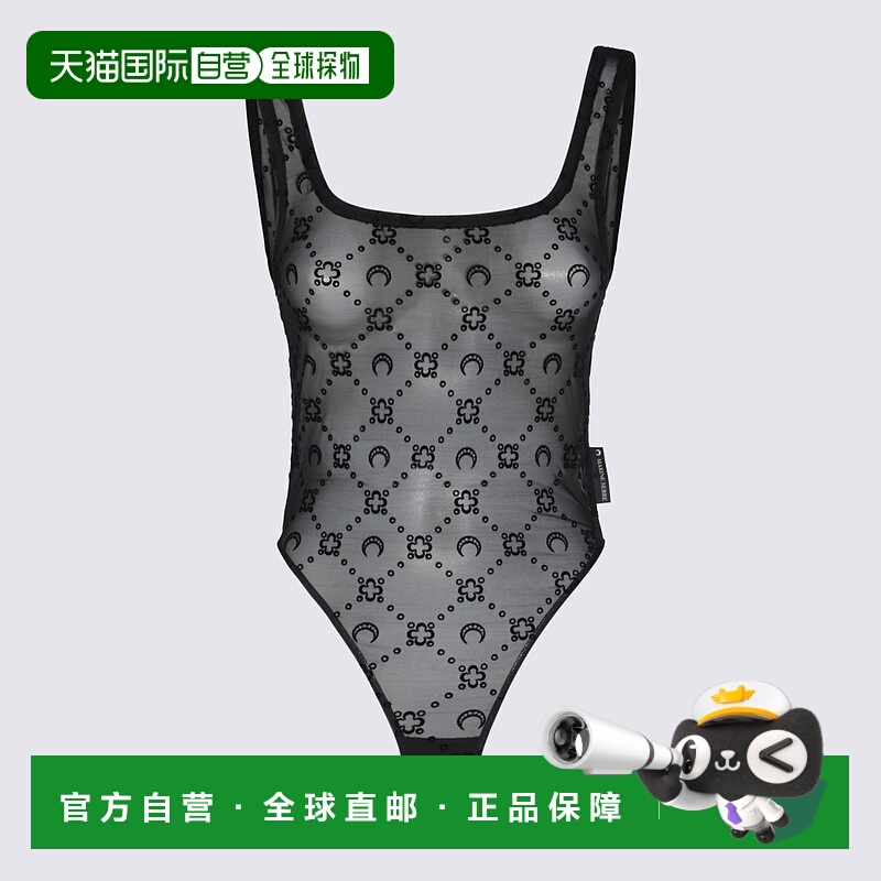 1h可退 MARINE SERRE 女士连体衣 WUW061ABK99 AW2025 黑色