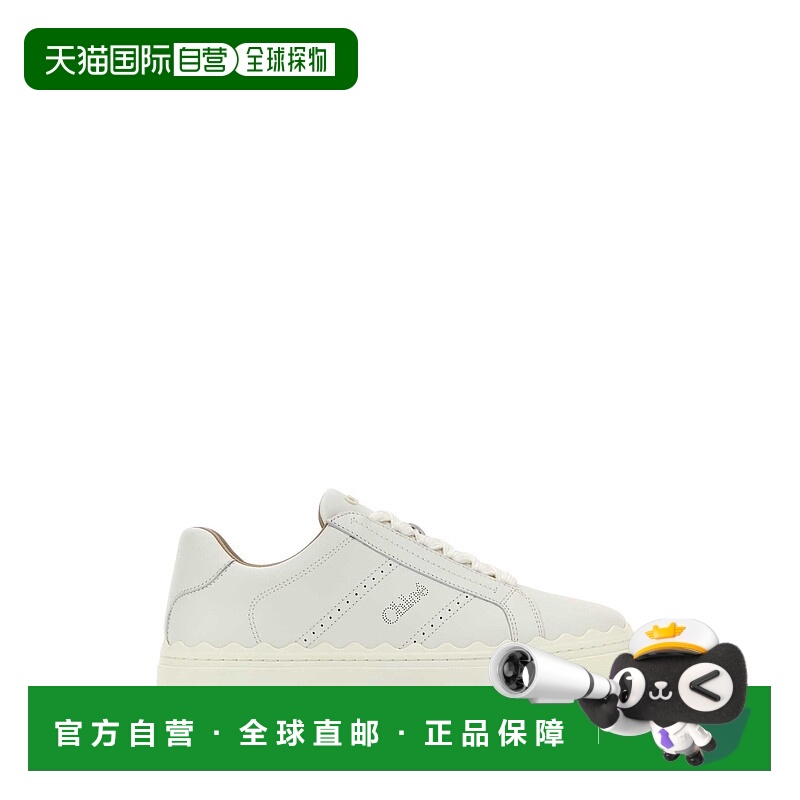 1h可退 CHLOÉ 女士运动鞋 CHC23W953GQ101 SS2025 白色 CHLOÉ 'La
