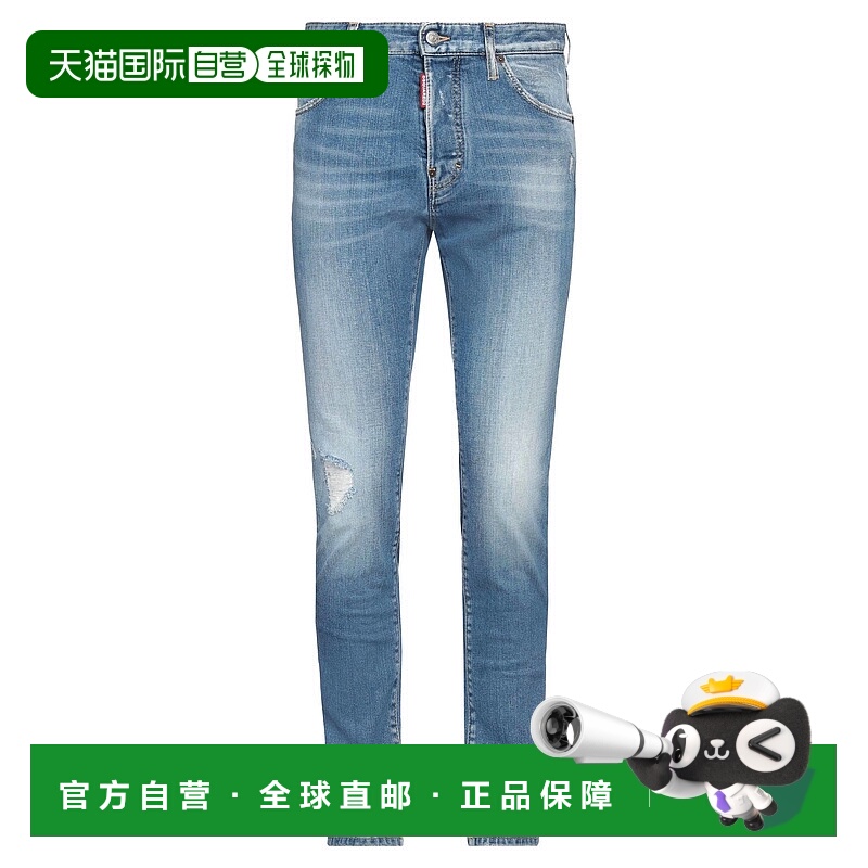 1h可退 潮奢 Dsquared2 二次方 男士 牛仔长裤 blue蓝色 舒适时尚