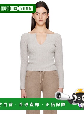 1h可退 潮奢 AYA MUSE 女士 灰色 Caeli 针织衫 AMR2537