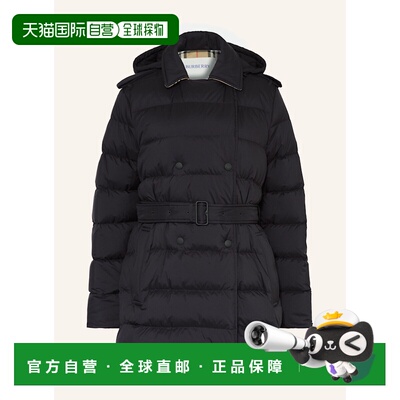 BURBERRY 女士大衣 100340562213000 CO 黑色 Down jacket with r