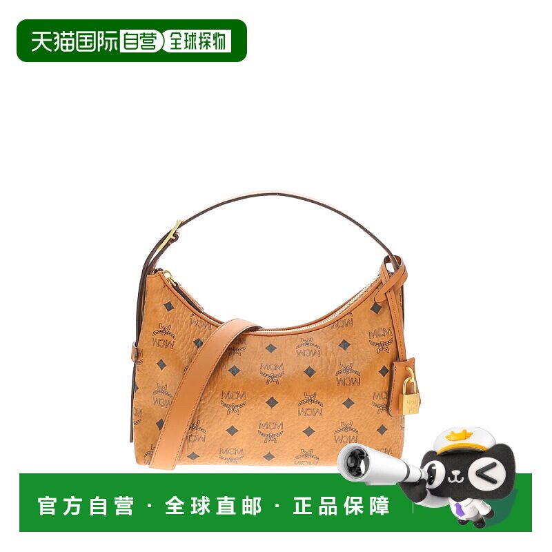 MCM 专柜款 AREN VISETOS系列 老花满印小号女士单肩斜挎手提包 M