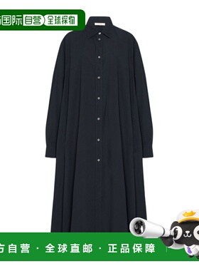 THE ROW 女士连衣裙 10256W4075DRN AW2025 黑色 Zeph 棉质连衣裙