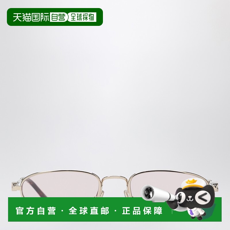 1h可退 潮奢 Miu Miu 缪缪 女士 徽标淡金色太阳眼镜 0MUA52SMETZ