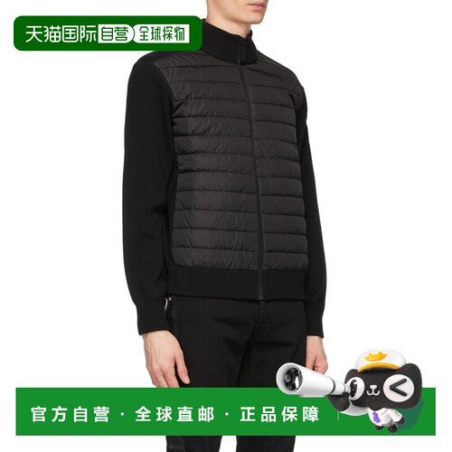 CANADA GOOSE 男士针织毛衣 6830M61 AW2024 黑色 拉链针织羽绒服
