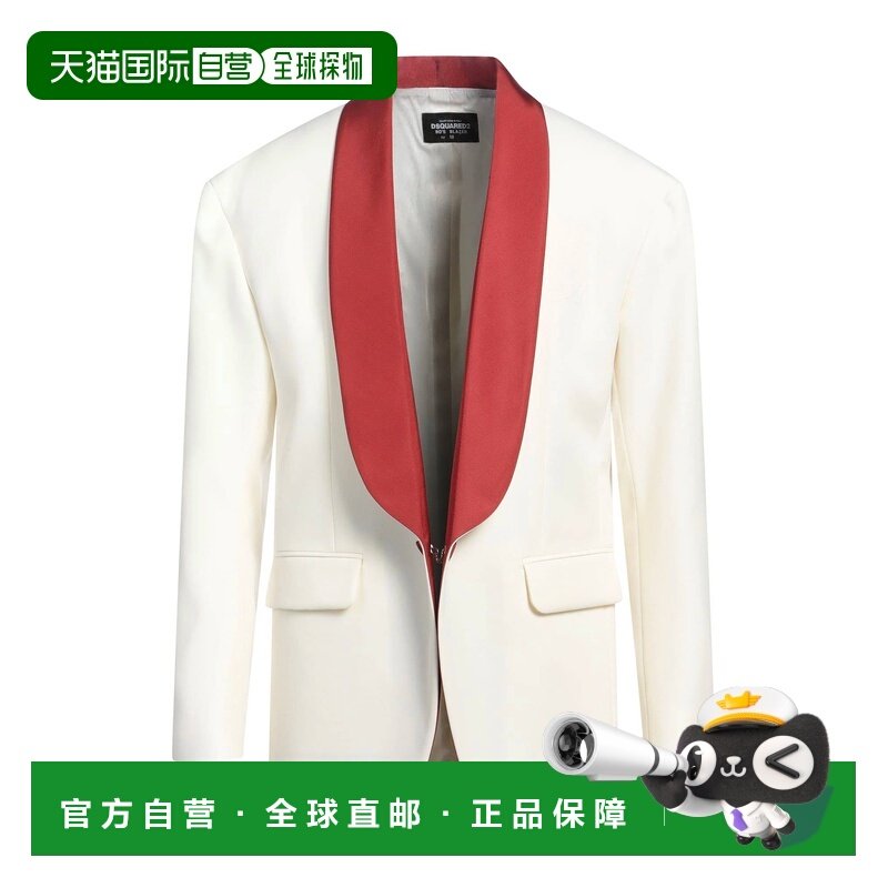 1h可退 潮奢 Dsquared2 二次方 男士 西装外套 beige米色 舒适时,男装,商务正装西服,淘宝优惠券,粉丝福利购,淘宝优惠卷