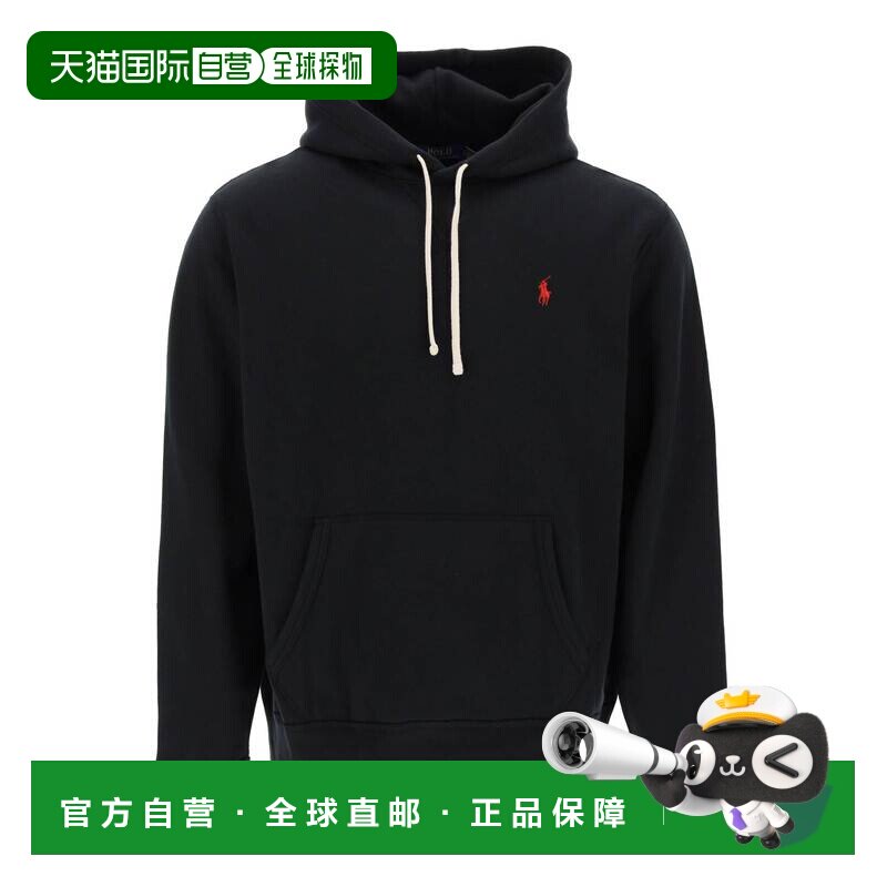 Polo Ralph Lauren Polo 拉夫 劳伦 男士 黑色 The RL 连帽衫 710 - 实物图