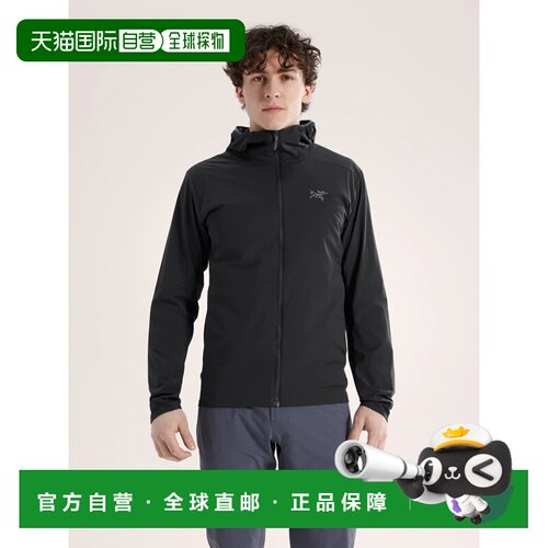 Arc'teryx 男士户外冲锋衣 X000009560BLACK CO 黑色 Atom SL Hoo