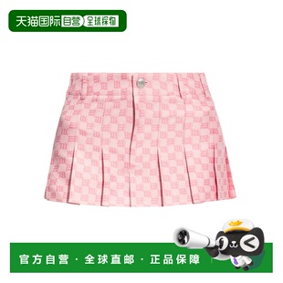 粉红色 MISBHV 231W850BUBBLEGUM 纽扣半身裙 女士半身裙