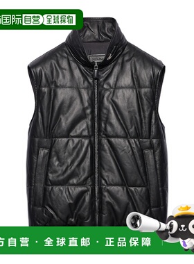 PRADA 男士夹克 UPT128FLYF0002 SS2025 黑色 无袖马甲