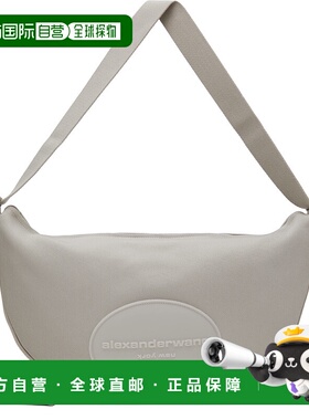 1h可退 潮奢 Alexander Wang 亚历山大 王 女士 灰色大号 Bo 斜挎