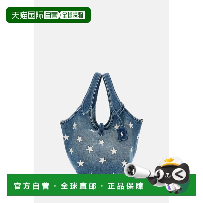 1h可退 潮奢 Polo Ralph Lauren Polo 拉夫 劳伦 女士 牛仔布肩包,箱包皮具/热销女包/男包,通用款女包,淘宝优惠券,粉丝福利购,淘宝优惠卷