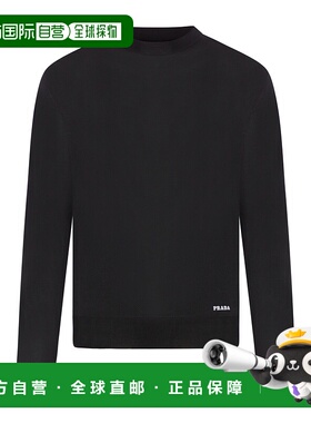PRADA 男士针织毛衣 UMB92716AISOOOF0002 AW2024 黑色长袖