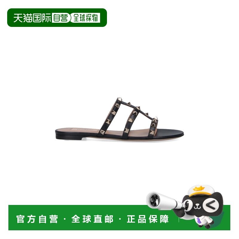 1h可退 潮奢 valentino 华伦天奴 女士 Garavani 黑色凉鞋 7W0S0C