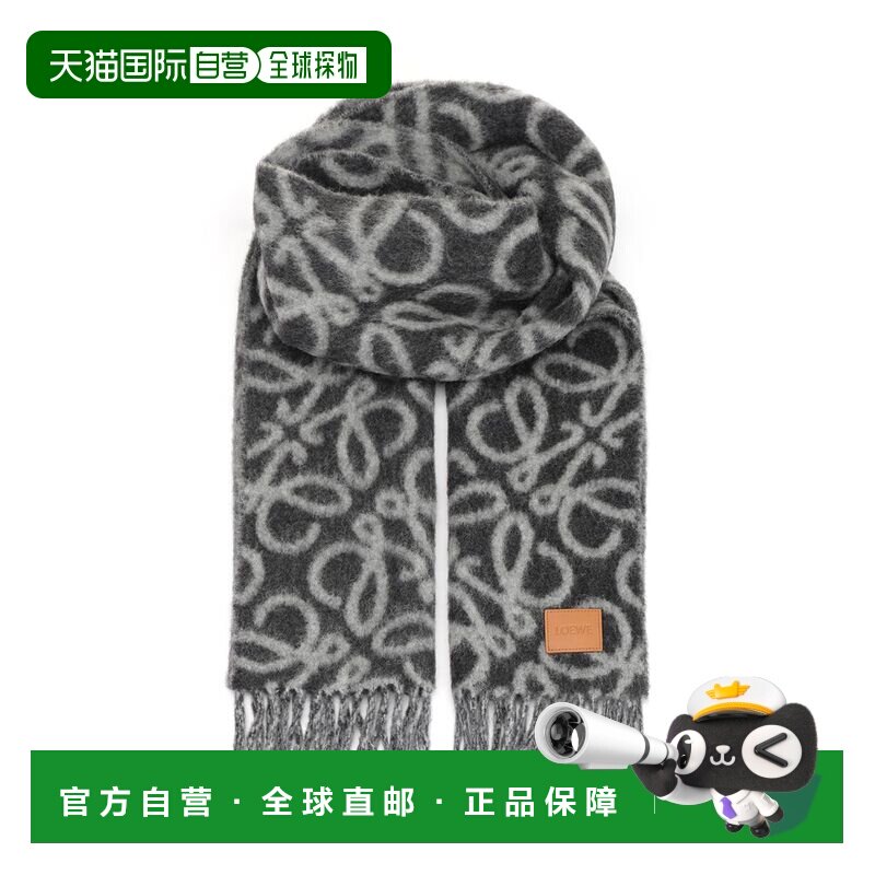 LOEWE 女士围巾 FSF4SS1W021114 SS2026 罗意威黑色 Scarf图片