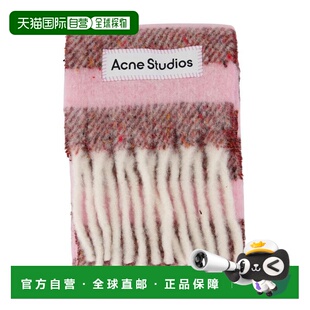 1h可退 潮奢 Acne Studios 艾克妮 女士 粉色 Fringed Wool Skinn