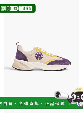 1h可退 潮奢 Tory Burch 托里 伯奇 女士 拼色绒面革运动鞋 85463