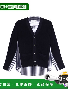 1h可退 潮奢 Sacai 女士 蓝色毛线衫 SCW332 blue蓝色 舒适时尚