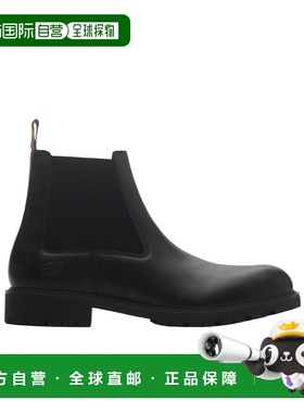 BURBERRY 男士靴子 81113951 AW2025 黑色 Rogue切尔西靴男靴