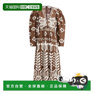 1h可退 潮奢 SEA 海洋 女士 长款连衣裙 brown棕色 舒适时尚